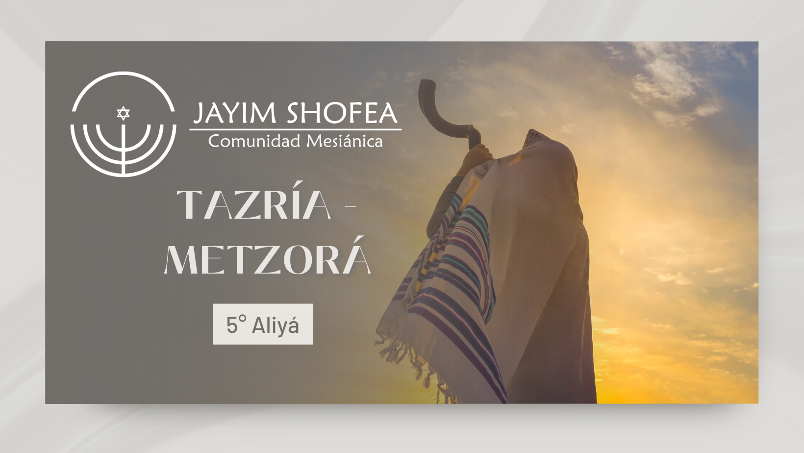 Tazría-Metzorá(5783)5°Aliyá